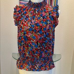 Colorful Sleeveless Women's Top